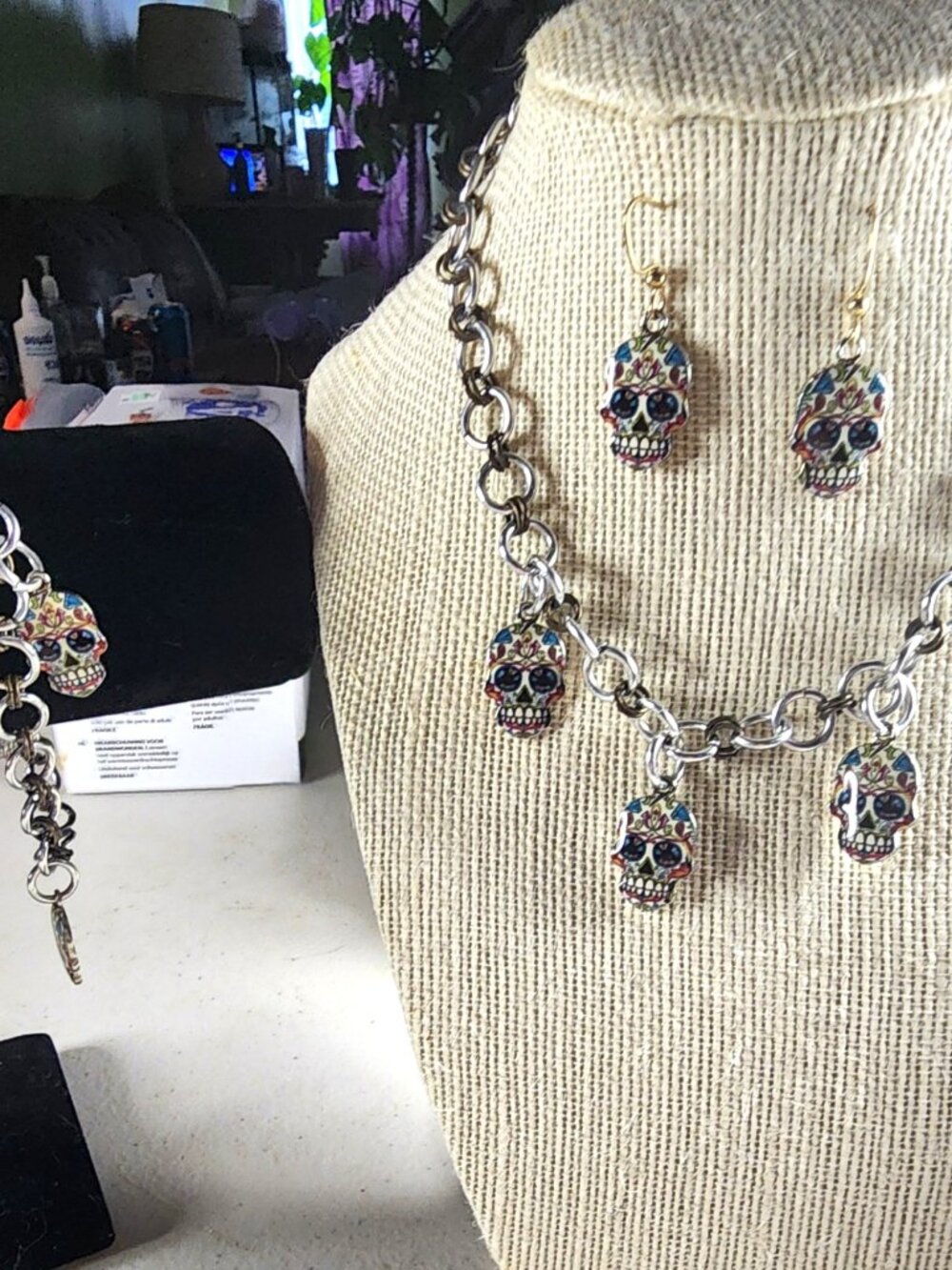 Hand Crafted Sugar Skill Set - Necklace, Bracelet & Earrings